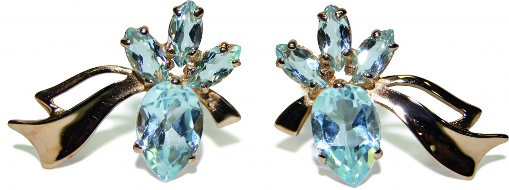 Серьги после полировки Серьги после полировки